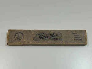Vintage MCM Vitex Glass Knife Original Box - Picture 1 of 5