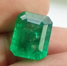 Natural Loose Gemstone 8.50 cts Certified Emerald Colombia