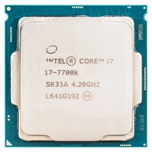 Intel Core i7 7700K Processor 8M Cache, up to 4.50 GHz Quad Core i7-7700K CPU - Picture 1 of 2