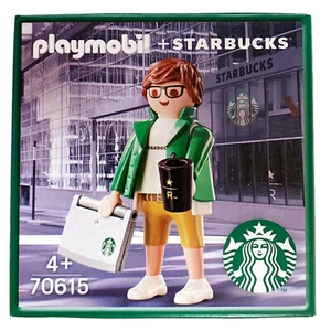 PLAYMOBIL X STARBUCKS KOREA Limited Edition Office Worker JAY Figure 70615 Goods - Picture 1 of 4