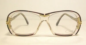 Cazal Vintage Brille - Neu aus altem Lagerbestand - Modell 314 - Col 634 - Gold, Marmor Rot & Weiß - Bild 1 von 3