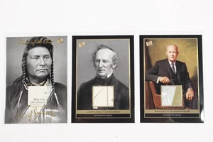 (3) 2024 Pieces of the Past Relic Lot Chief Joseph Vanderbilt Eisenhower - Picture 1 of 5