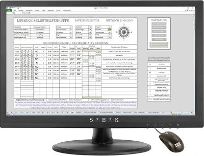 Libro de bitácora para patrón registro náutico manual velero, barco a motor, yate - Imagen 1 de 4