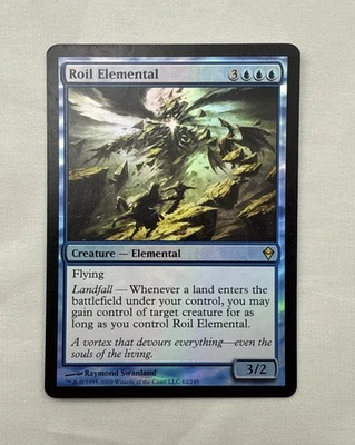 Roil Elemental x1 *FOIL* MTG Zendikar 1x Magic Excellent Light Play EX LP - Image 1 of 4