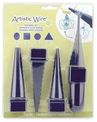 Artistic Wire Mandrel Set W/Handle 5/Pkg