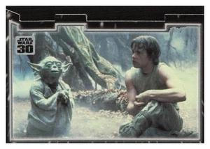 2007 Topps Star Wars 30th Anniversary Triptychon Puzzle Master Apprentice Yoda - Bild 1 von 2