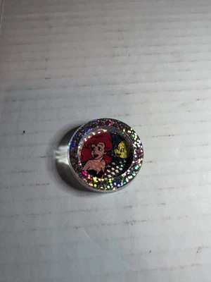 Pogs Pog Slammer Disney The Little Mermaid Ariel And Flounder Thick Plastic - Image 1 of 4