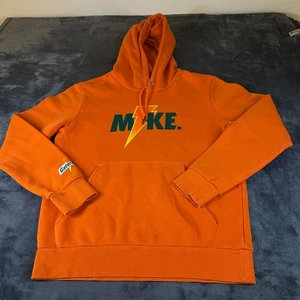 Nike Air Jordan x Gatorade Like Mike Hoodie Orange Sweatshirt Mens Medium - Picture 1 of 12