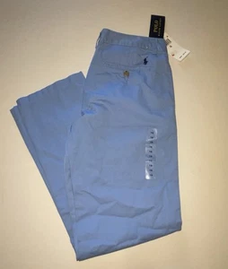 Ralph Lauren Polo Boys Chino Pants Trousers Size 16 Blue - Picture 1 of 10