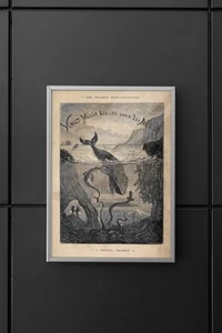 Twenty Thousand Leagues Under The Seas Canvas/Poster Wall Art - Jules Verne - Picture 1 of 10