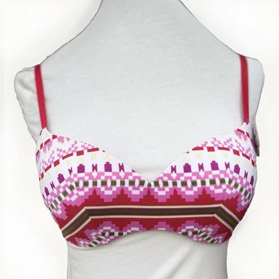 Sujetador inalámbrico para mujer Flirtitude My Fave Lounge Snow Fair Isle acolchado 34B Foto 1 de 4