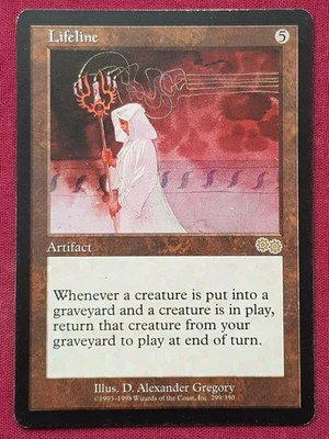Magic The Gathering URZA'S SAGA LIFELINE artifact card MTG - Image 1 of 2