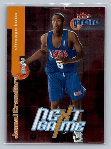 2000-01 Fleer Game Time #95 Jamal Crawford #/2500 Rookie - Picture 1 of 2