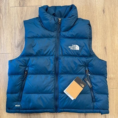 The North Face Womens Hydrenalite D Puffer Vest Midnight Petrol Size Medium NWT - Image 1 of 4