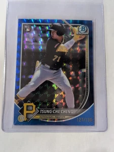 2025 Bowman Chrome Tsung-Che Cheng Blue Geometric Refractor /150 PIT Pirates - Bild 1 von 4