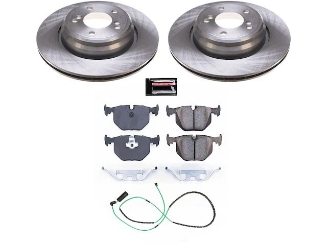 后刹车片和转子套件 84KQCW14 适用于宝马 M3 2002 2002 2003 2004 2005 2006 — 第 1/1 张图片