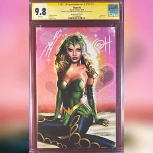 FUNDA VARIANTE THOR #6 CGC 9.8 SS FIRMADA POR GREG HORN & DONNY CATES - Imagen 1 de 1