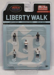 DIORAMA AMERICANO SCALA 1/64 LIBERTY WALK FIGURE MIJO TOYS ESCLUSIVO - Foto 1 di 2