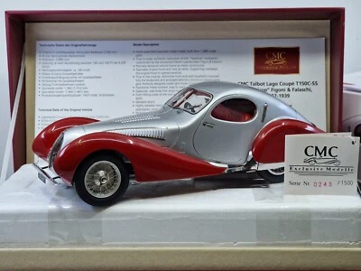 CMC TALBOT LAGO COUPE T150 C-SS - TEARDROP - FIGONI & FALASCHI - M165 - 1:18 - Image 1 of 4