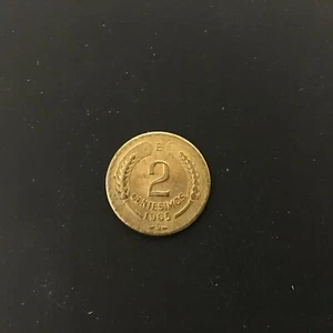 CHILE 2 CENTESIMOS 1965 KM 193 XF. - Picture 1 of 2