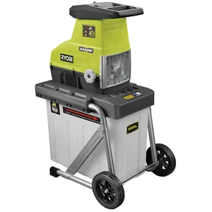 Ryobi™ 2400W Heavy Duty Crushing Electric Shredder Garden Mulcher Wood Chipper - Picture 1 of 5