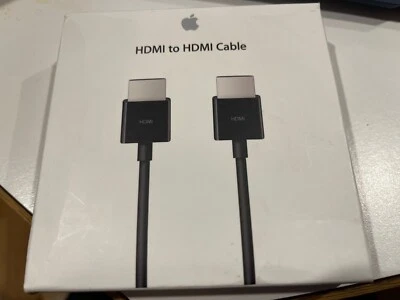 Apple HDMI to HDMI High Speed Cable MC838ZM/B | Black | New - Image 1 of 4