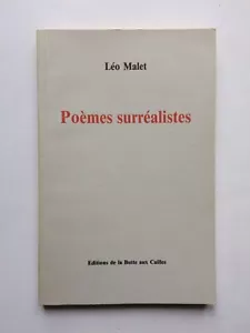 Leo MALET " Surrealistische Gedichte " NUM. aux Edit° de la Butte aux Cailles, 1983 - Bild 1 von 2
