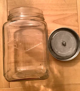 Rare Complete Lid and Bake Puck Very Nice Vintage Antique Aridor 1917 Candy Jar - Picture 1 of 12