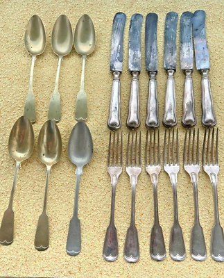 antike alte 18- tlg. berndorfer besteck  - Bild 1 von 4