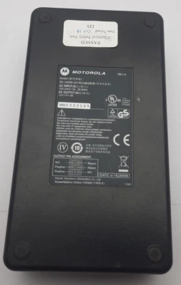 Motorola model 50-14000 - AC adapter 12V 9A DC OUTPUT brick - Image 1 of 4
