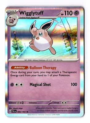 Wigglytuff 084/193 Sv02: Paldea Evolved Holo - Image 1 of 3