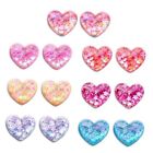 Dusiyi Bling Love Shoe Charms?Colorful Cute 3D Shoe Accessories Bling Love