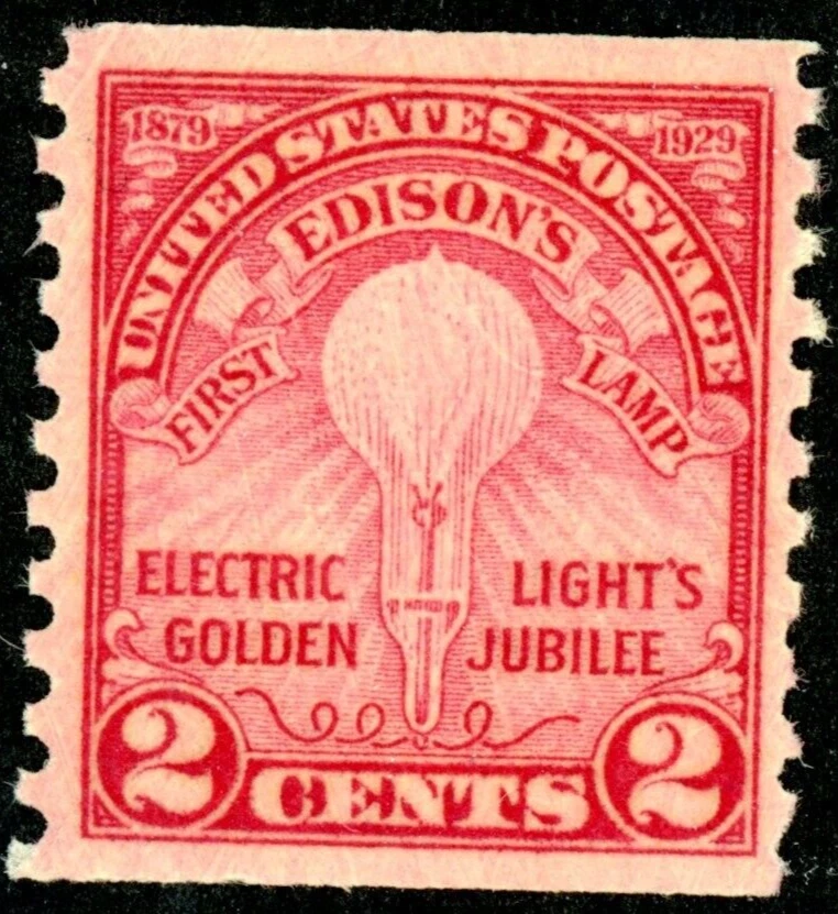 USA 656 MINT NH EDSON COIL -- VF - Image 1 of 1