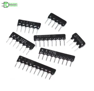 SIL Resistor Networks Common Pin DIP Exclusion Resistor Network 100 ohm to 220K - Picture 1 of 7