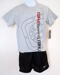 Nike Boys Top Shorts Outfit 2T Tee T-Shirt Set Basketball Summer NWT - Picture 1 of 3