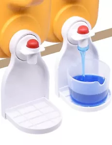 2 Pack Laundry Liquid Detergent Drip Catcher Cup Holder No More Leaks or Mess - Picture 1 of 6