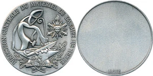 Direction Centrale Matériel Armée de Terre,coins 40 millimètres LR PARIS (1089) - Picture 1 of 1