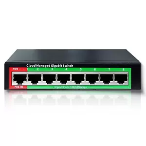 8 Port Gigabit Switch Easy Smart Managed Ethernet Switch Desktop or Wall Moun - Picture 1 of 9