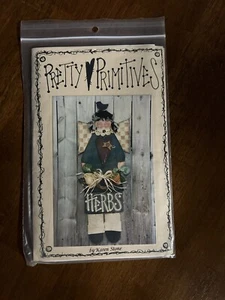 PRETTY PRIMITIVES~HERBS~ KAREN STONE Pattern NEU 1997 - Bild 1 von 2