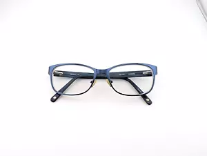 Bulova Eyeglasses, Frames Only, Clearwater, 53-16-140, Metal, Sapphire, Full Rim - Picture 1 of 15