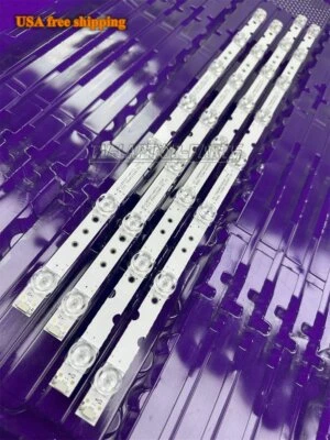 Светодиодные полоски подсветки (4) для TCL 55S423 55S421 55S425 55HR330M07B2 55HR330M08A2 - Изображение 1 из 4