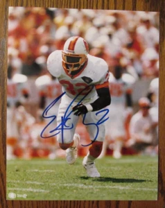 RARE ERRICT RHETT AUTO SIGNED 8 x 10 COLOR PHOTO TAMPA BAY BUCCANEERS - Picture 1 of 1