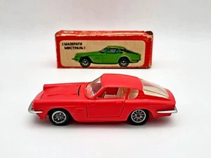 Maserati Mistral Coupe ART H-85-MG Vintage Model Car 1:43 Collectible Auto USSR - Picture 1 of 12
