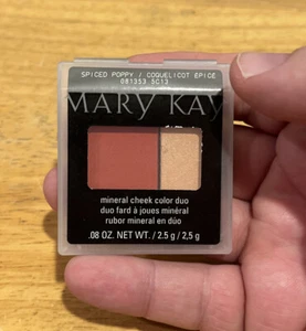 NIB Mary Kay Mineral Cheek Color Duo SPICED POPPY #081353 - Picture 1 of 2