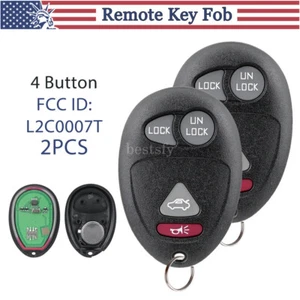 2 llavero de entrada sin llave para Buick Century 2001 2002 2004 2005 coche control remoto - Imagen 1 de 9