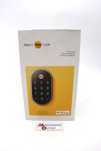 Nest X Yale Lock (satin Nickel) With Nest Connect Factory X1 - Picture 1 of 4