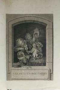 Louis jaques Cathelin Les petits bouffons Kupferstich nach Eisen Le Pere - Bild 1 von 9