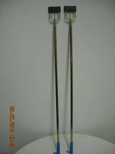 ASTA FIOCINATA IN METALLO ZINCATO CON 5 DENTI FRANCIS - Picture 1 of 1