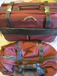 Bellino the South American Upright Luggage & Italian Duffel Rust Lincoln Branded - Picture 1 of 24