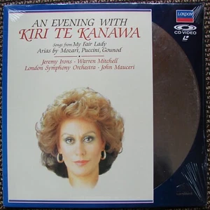 An Evening with Kiri Te KANAWA  Opera Arias Mozart Puccini Gounod Laserdisc NEW - Picture 1 of 3
